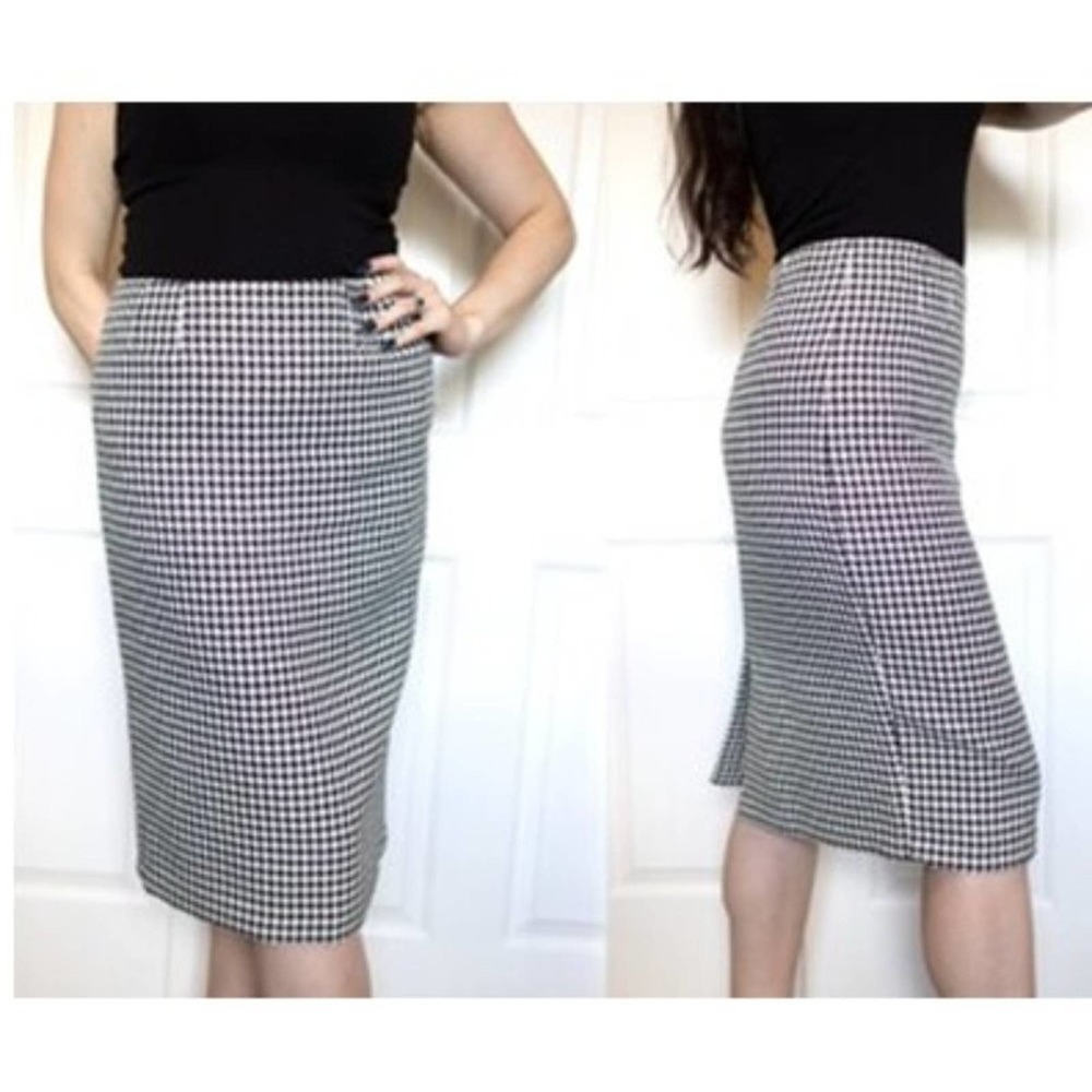 Jones Studio Women's Pencil Houndstooth Skirt